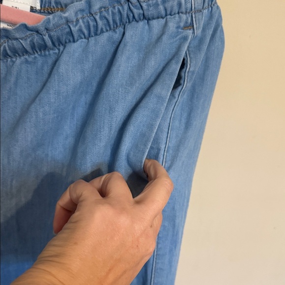 Light Blue Drawstring Pants - Picture 7 of 8